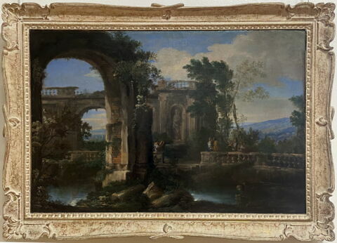 Ruines avec personnages
