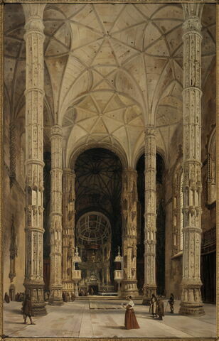 Intérieur de l'église de Bélem à Lisbonne