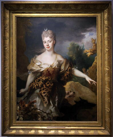 Portrait de femme en Diane, dit à tort Mlle de Barral