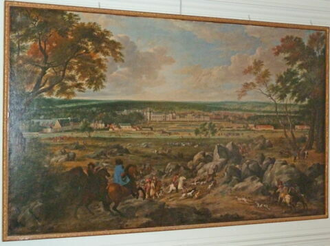 Vue du château de Fontainebleau du côté des jardins