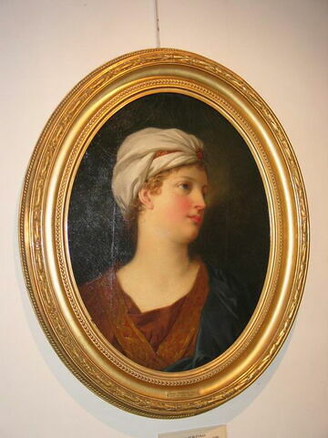 Tête de femme au turban