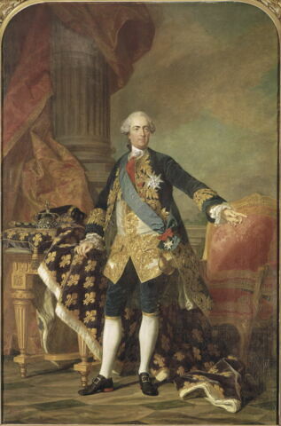 Portrait en pied de Louis XV