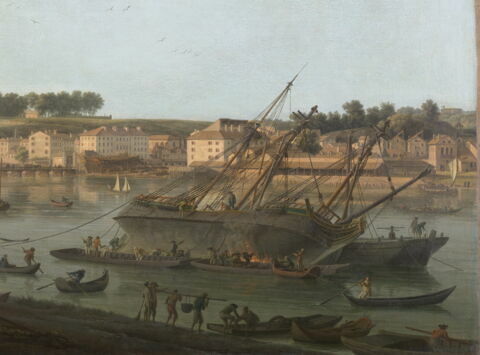 Vue de Bayonne, prise de l'allée de Boufflers, près de la porte de Mousserole, image 4/4