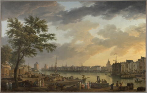 Vue du port de La Rochelle, prise de la petite Rive