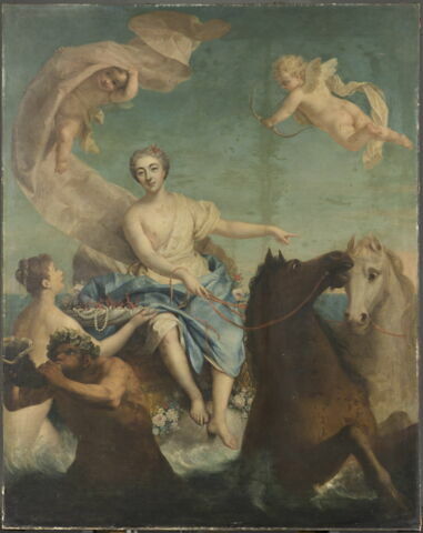 Le Triomphe d'Amphitrite. Portrait d'une femme sous les traits d'Amphitrite