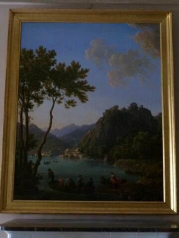 Paysage ; vue de l'Isola di Sora, image 2/5