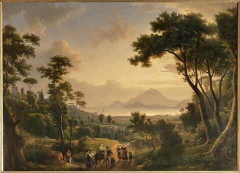 Vue prise de la côte du Pausilippe (Royaume de Naples)