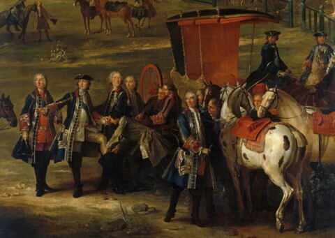 Chasse de Louis XV dans la forêt de Compiègne, le rendez-vous au Puits-du-Roi, image 15/15