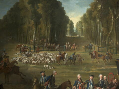 Chasse de Louis XV dans la forêt de Compiègne, le rendez-vous au Puits-du-Roi, image 2/15