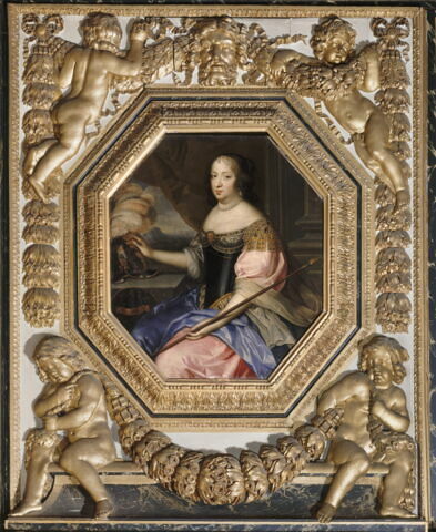 Portrait d'Anne d'Autriche, reine de France en Minerve