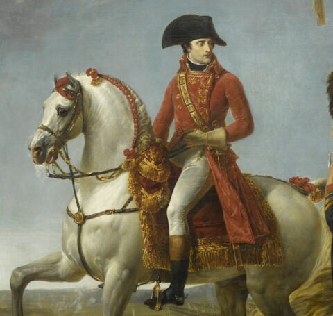 Bonaparte, Premier Consul, distribue des sabres d'honneur aux grenadiers de sa garde après la bataille de Marengo (14 juin 1800), image 9/13