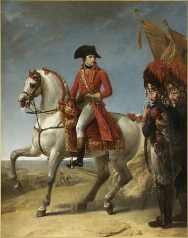 Bonaparte, Premier Consul, distribue des sabres d'honneur aux grenadiers de sa garde après la bataille de Marengo (14 juin 1800)