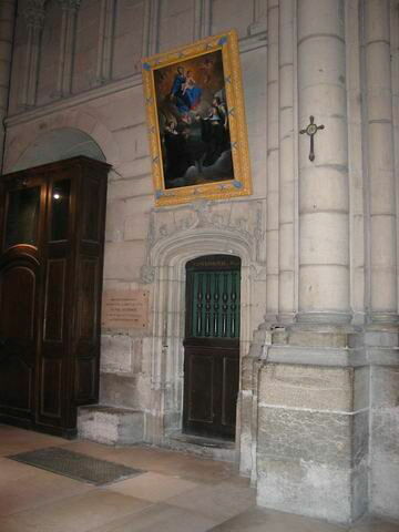 Ex-voto à la Vierge, dit aussi Saint Benoît et sainte Scholastique offrant leur coeur à la Vierge, image 2/2