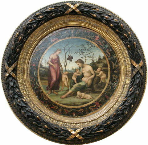 L'Amour et la Charité, dit jadis Vénus terrestre avec Éros et Vénus céleste avec Antéros et deux autres Cupidons ou Allégorie de l'Amour, image 2/4