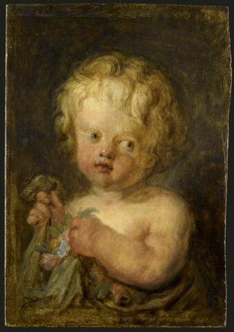 L'Enfant aux fleurs, dit aussi : L'Enfant blond aux fleurs, ou : L'Enfant aux boucles., image 3/4