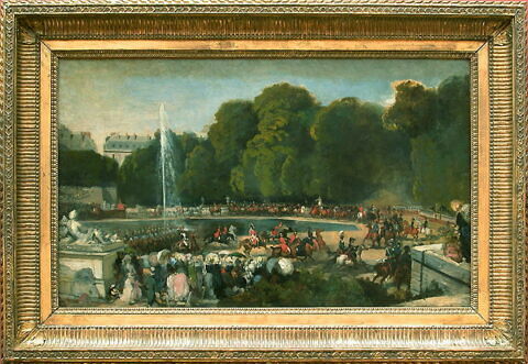 Esquisse pour L'Entrée de la duchesse d'Orléans dans jardin des Tuileries, à l'époque de son mariage (4 juin 1837), image 4/4