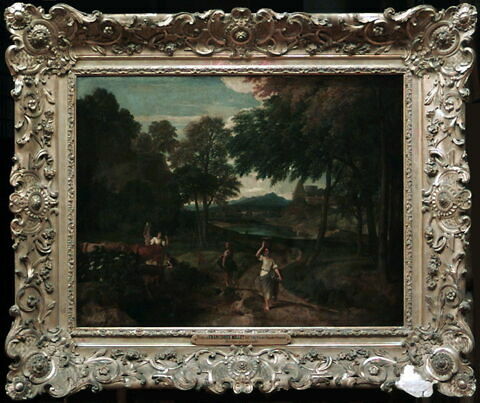 Paysage avec nue scène pastorale, image 3/3