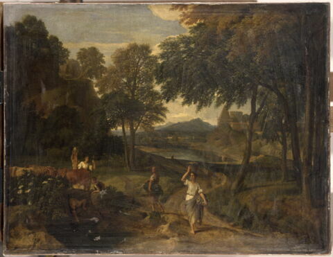 Paysage avec nue scène pastorale, image 2/3