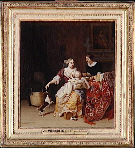 Femme nourissant un enfant, image 2/2