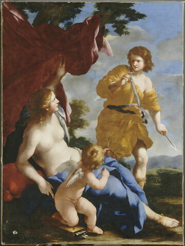 Vénus avec Adonis partant à la chasse, image 2/3