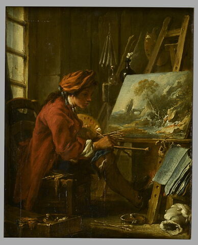 Le Peintre dans son atelier