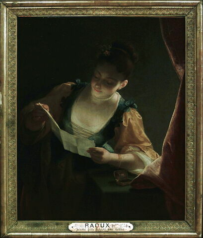 Jeune femme lisant une lettre, image 3/3