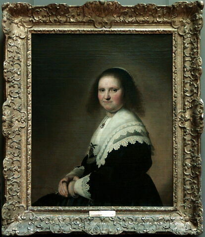 Portrait d'Anna van Schoonhoven (avant 1610-1648), femme du bourgmestre de Haarlem, Johan Colterman, image 2/2