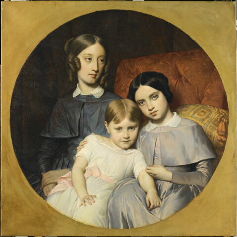 Portrait des soeurs Marie, Louise et Hélène Jacob-Desmalter