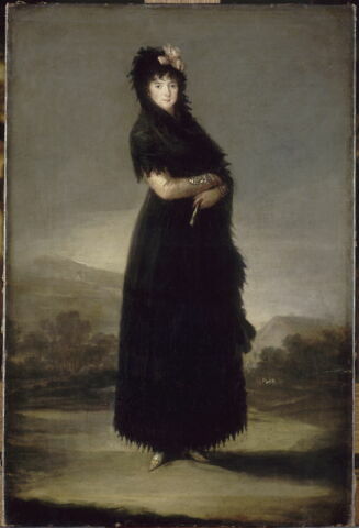 Portrait de Mariana Waldstein, 9e marquise de Santa Cruz (1763-1808)