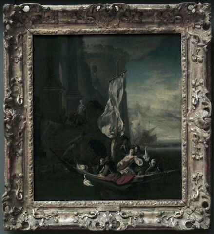 Personnages de fantaisie dans une barque avec une joueuse de cistre, image 4/5