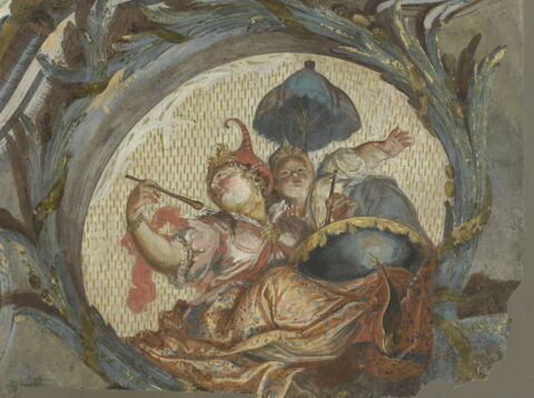 Plafond : Plafond d'une grande salle d'un palais, image 7/10