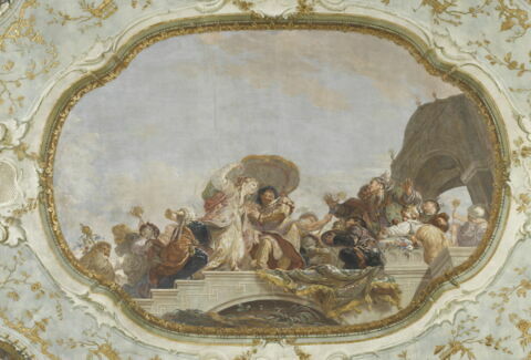 Plafond : Plafond d'une grande salle d'un palais, image 10/10