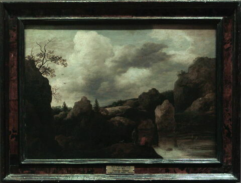 Paysage rocheux avec pêcheurs et chasseurs, image 7/7