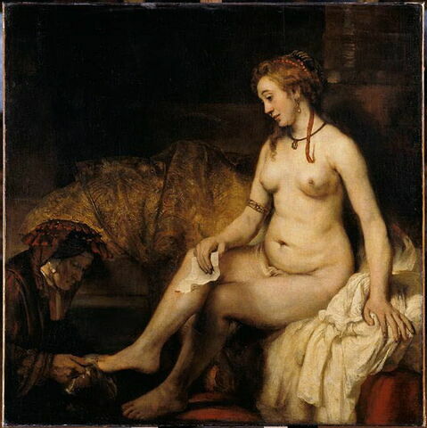 Bethsabée au bain tenant la lettre du roi David, image 11/14