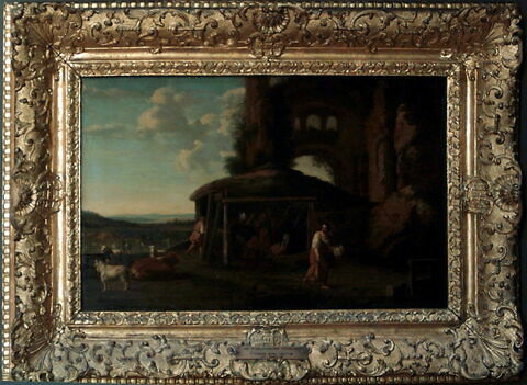 Paysage avec la Nativité du Christ sur fond de ruines antiques, image 5/5