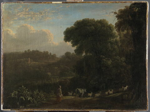 Paysage au soleil couchant, image 1/2