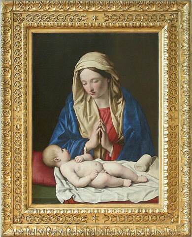 La Vierge adorant l'Enfant Jésus, image 2/3