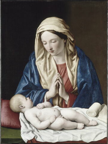 La Vierge adorant l'Enfant Jésus, image 3/3