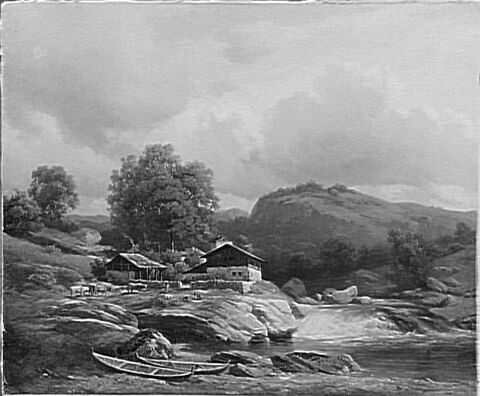 Paysage montagneux avec torrent, image 19/19