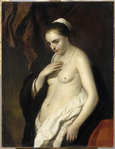 Étude de femme à demi dévêtue, image 2/3