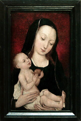 La Vierge à l'Enfant tenant une pomme, image 3/3