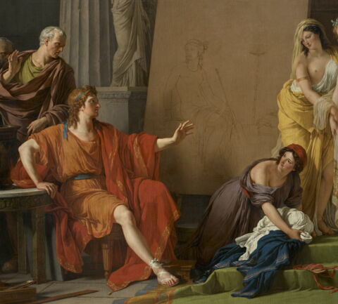 Zeuxis choisissant pour modèles les plus belles filles de Crotone, image 2/9