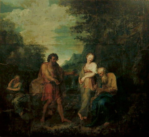 Jacob reprochant à Laban de lui avoir donné pour femme Lia au lieu de Rachel, image 3/4