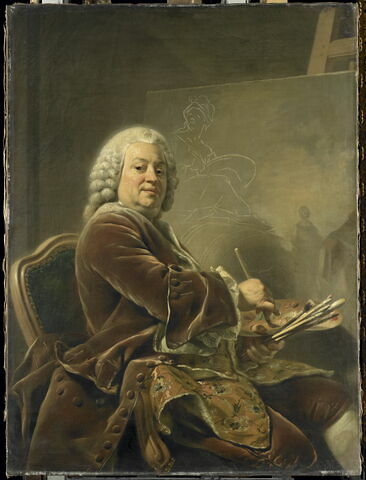 Portrait du peintre Étienne Jeaurat (1699-1789)