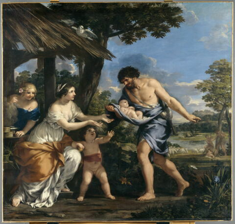 Romulus et Rémus recueillis par Faustulus