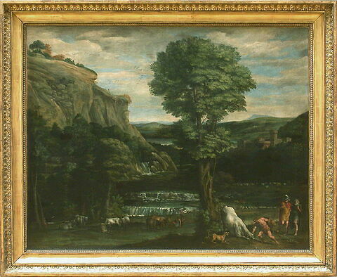 Paysage avec Hercule combattant Acheloüs changé en taureau, image 4/4