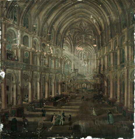 Intérieur d'église Saint-Étienne-du-Mont, image 2/2