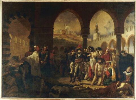 Bonaparte visitant les pestiférés de Jaffa (11 mars 1799), image 6/11