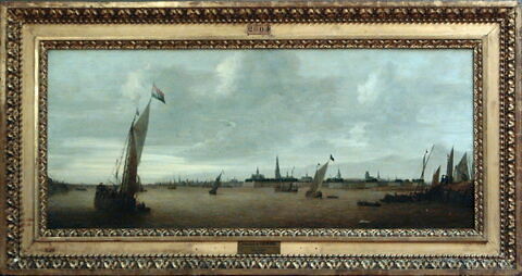 La Rade d'Anvers, vue du sud-ouest, depuis la rive droite de l'Escaut, en amont, à hauteur d'Hoboken, image 8/9