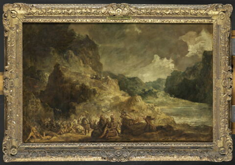 Scène de bataille dans un paysage, image 3/4